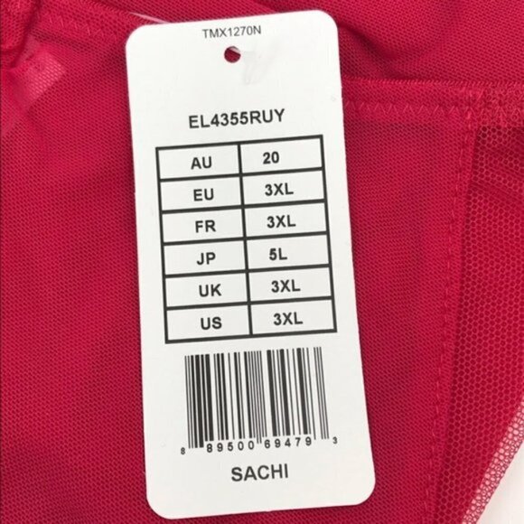 Elomi Sachi Brief Panty Ruby 3XL - Picture 7 of 12